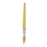 Load image into Gallery viewer, 14k Yellow Gold and White Rhodium 3-D WATER PAINT BRUSH Charm Pendant
