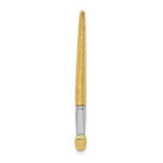 Load image into Gallery viewer, 14k Yellow Gold and White Rhodium 3-D OIL PAINT BRUSH Charm Pendant
