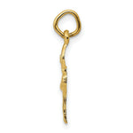 Load image into Gallery viewer, 14K Yellow Gold Polished Ballerina Charm
