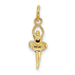 Load image into Gallery viewer, 14K Yellow Gold Polished Ballerina Charm
