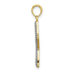 Load image into Gallery viewer, 14K Yellow Gold Diamond-cut Small Starfish With Star Charm Pendant
