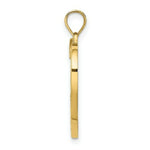 Load image into Gallery viewer, 14K Yellow Gold with White Rhodium Heart With 2 Kids Mom Charm Pendant
