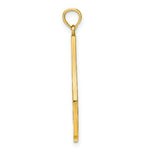 Load image into Gallery viewer, 14K Yellow Gold with White Rhodium Beaded Filigree with Diamond-cut Teardrop Charm Pendant
