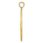 Load image into Gallery viewer, 14K Yellow Gold with White Rhodium Beaded Filigree with Diamond-cut Teardrop Charm Pendant

