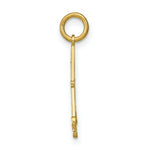 Load image into Gallery viewer, 14K Yellow Gold with White Rhodium with Diamond-cut Chandellier Charm Pendant
