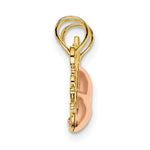 Load image into Gallery viewer, 14K Two-Tone Gold Mother &amp; Daughter Breakable Hearts Charm Pendant
