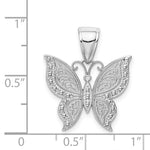 Load image into Gallery viewer, 14K White Gold Butterfly Pendant
