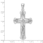 Load image into Gallery viewer, 14K White Gold Crucifix Cross Charm Pendant
