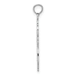 Load image into Gallery viewer, 14K White Gold Beaded Cross Charm Pendant

