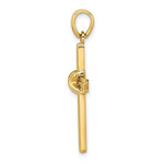 Load image into Gallery viewer, 14K Yellow Gold Polished With X Center Cross Charm Pendant
