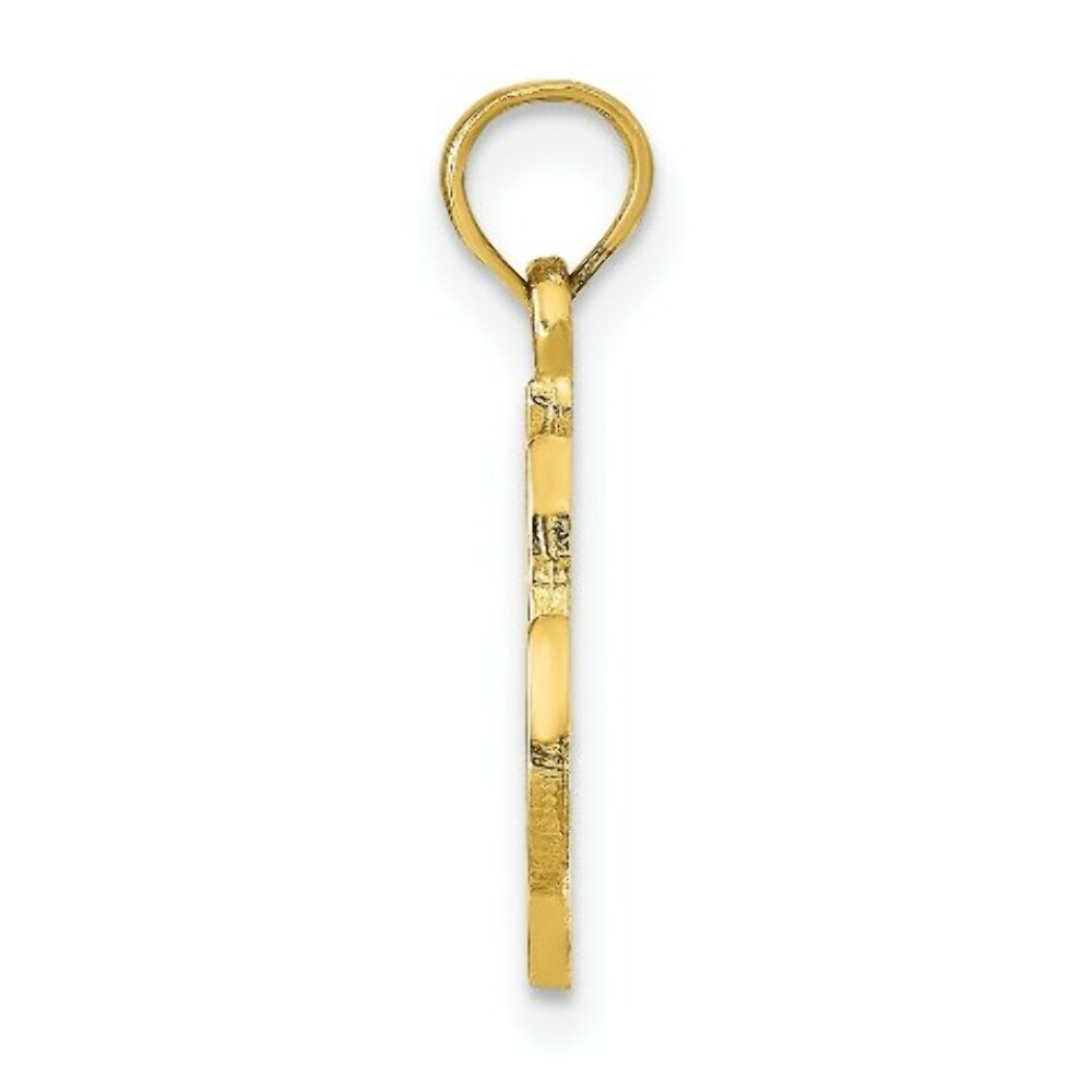 14K Yellow Gold Martha's Vineyard Island Pendant
