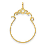 Load image into Gallery viewer, 14K Yellow Gold Charm Pendant Holder
