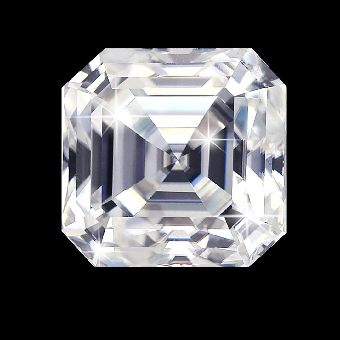 KIOKORI Lab Grown Calibrated Asscher cut Diamond - 0.05, 0.10, 0.15 Carat  VS1/F Clarity Color - 1, 2, 5 and 10 Pcs
