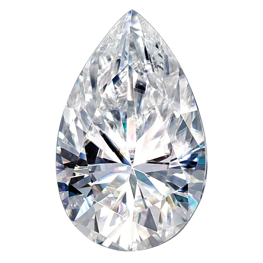 KIOKORI Lab Grown Pear Shape Diamond - Premium Melee for Designers & Jewelers 0.10 - 0.17 Carat VS1/F Clarity Color