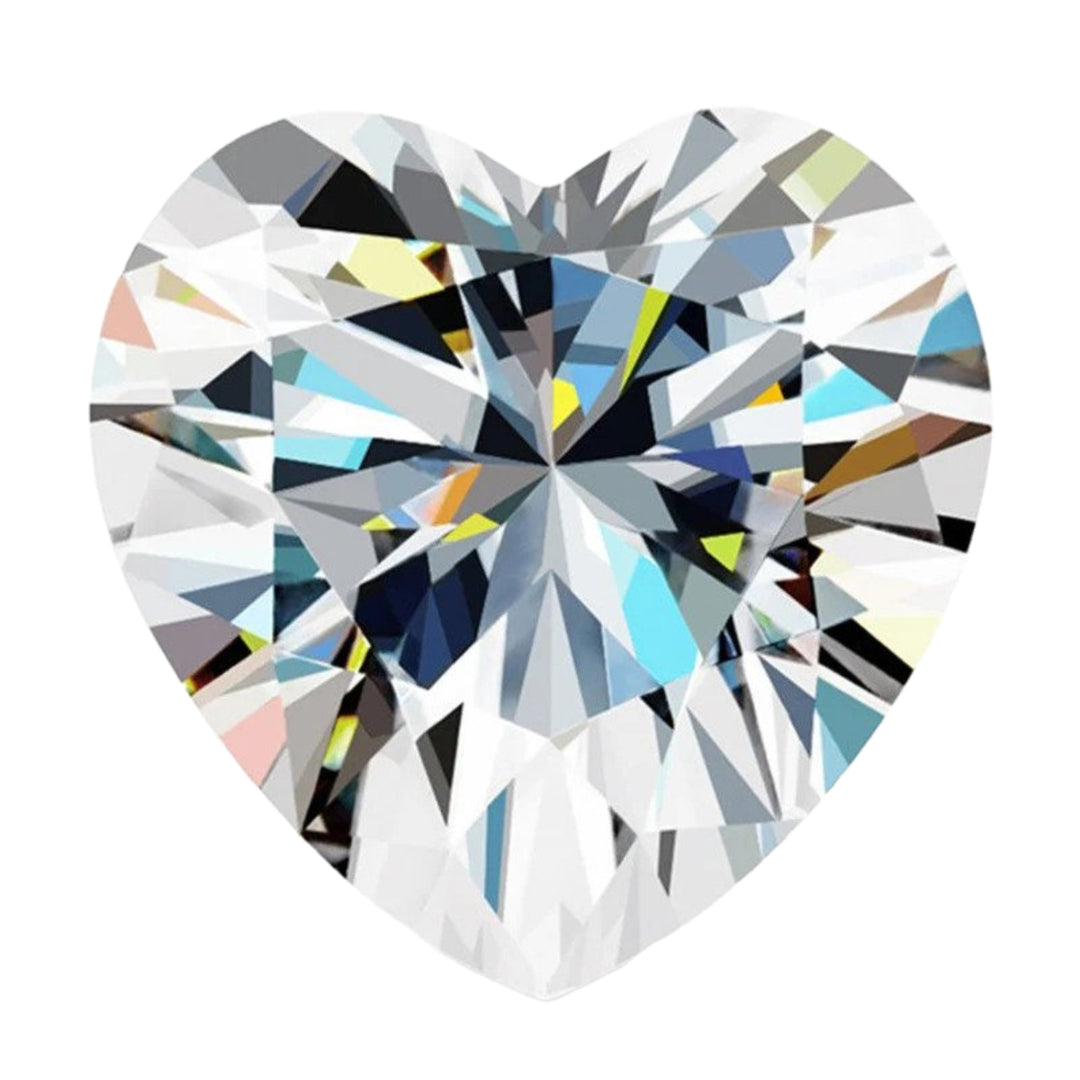 Lab Grown Calibrated Heart Shape Diamond 0.10 - 0.15 Carat VS1/F Clarity Color - 1, 2, 5 and 10 Pcs