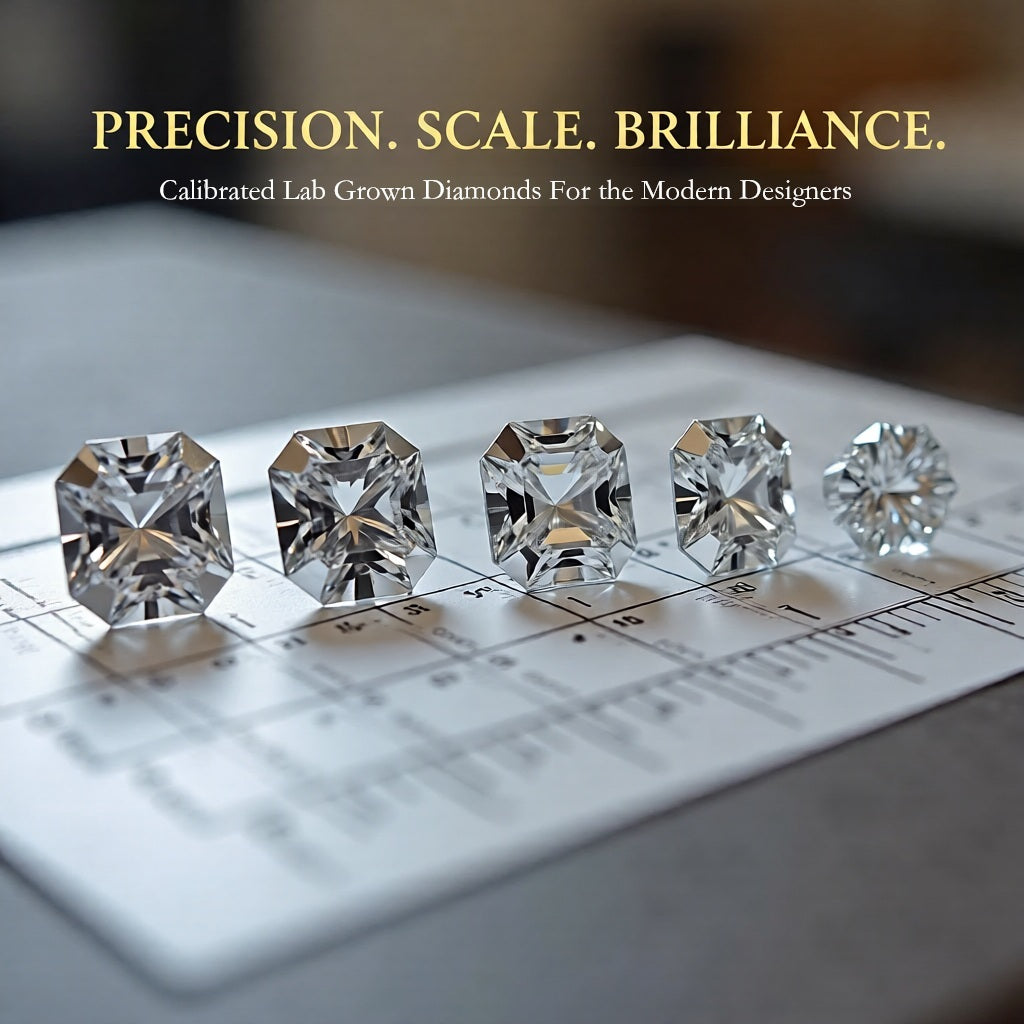 Lab Grown Diamond Marquise Shape in Calibrated sizes - Premium Melee for Designers & Jewelers 0.20 to 0.75 Carat VS1/F Clarity Color