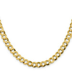 Load image into Gallery viewer, 14K Yellow Gold 8.3mm Solid Polished Light Flat Cuban Chain  length: 20 inches
