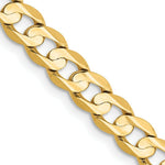 Load image into Gallery viewer, 14K Yellow Gold 5.25mm Open Concave Curb Chain
