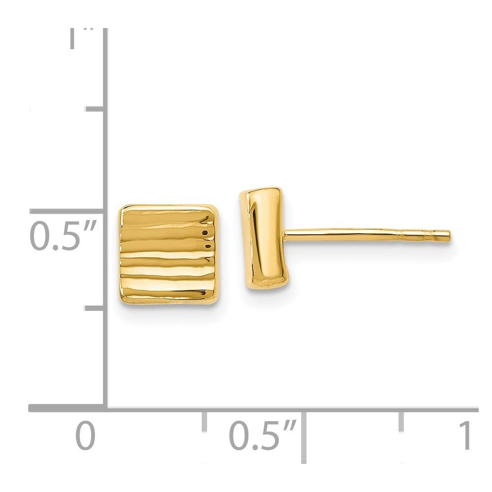 Leslie's 14K Yellow Gold Post Earrings