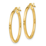 Load image into Gallery viewer, Leslies 14K Yellow Gold Polished Hoop Earrings 23mm length
