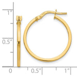 Load image into Gallery viewer, Leslies 14K Yellow Gold Polished Hoop Earrings 23mm length
