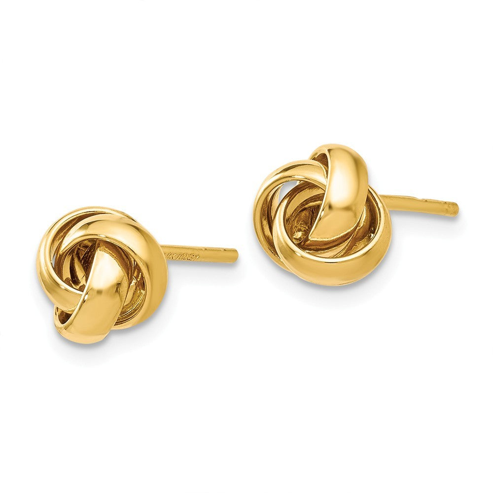 Leslie's 14K Yellow Gold Polished Post Earrings 8mm length