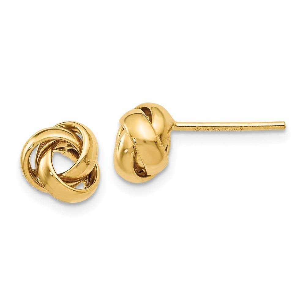 Leslie's 14K Yellow Gold Polished Post Earrings 8mm length