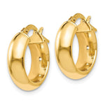 Load image into Gallery viewer, Leslies 14K Yellow Gold Polished Hoop Earrings 17mm length
