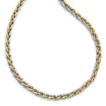 Load image into Gallery viewer, Leslie's 14K Two-tone Gold Polished Fancy Link Necklace  Length 18'' inches
