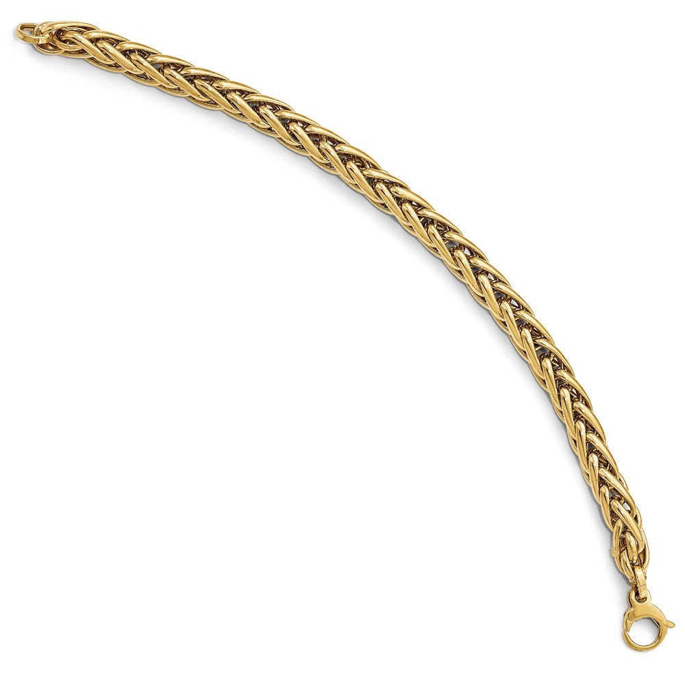 Leslie's 14K Yellow Gold Polished Fancy Link Bracelet  Length 7.5'' inches