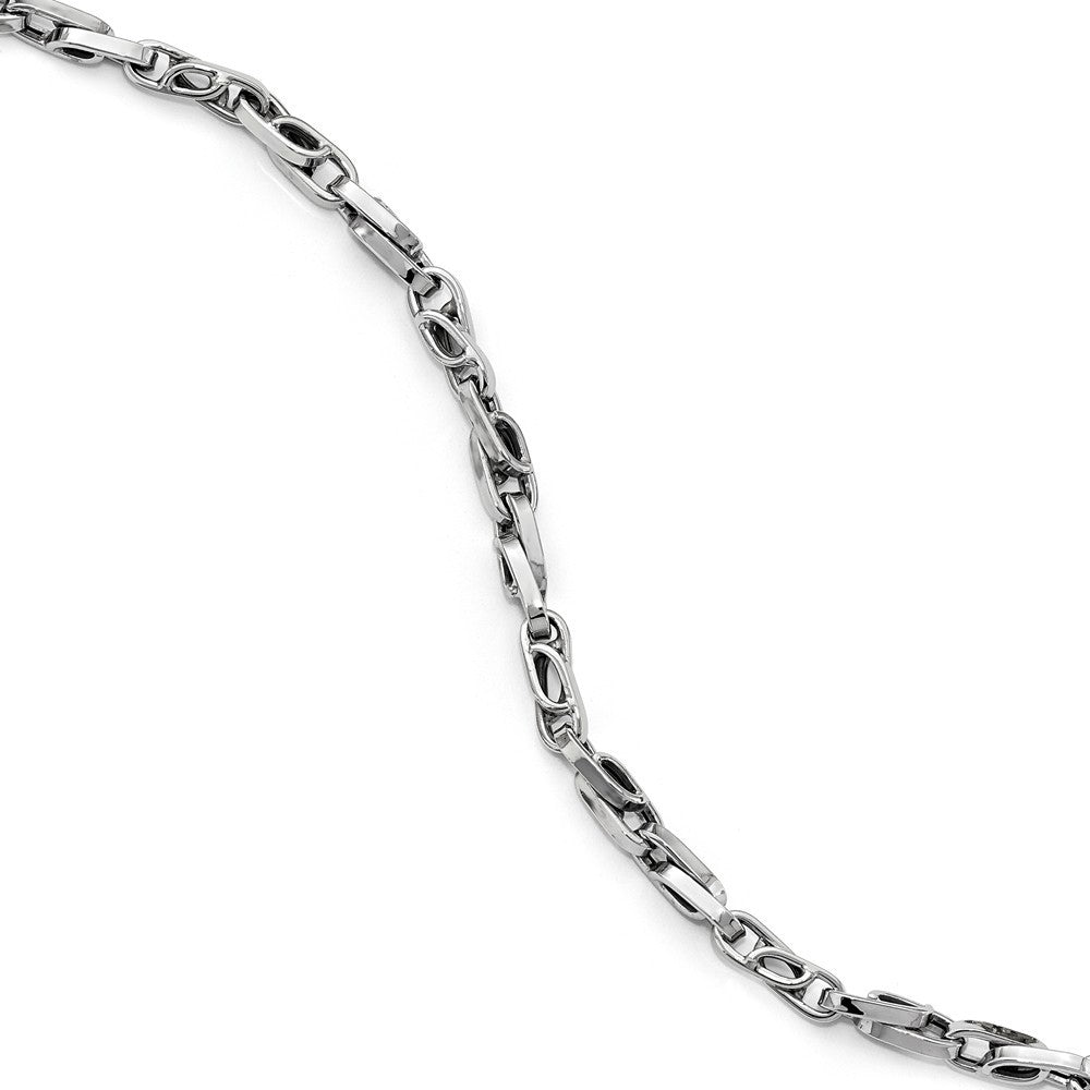 Leslie's 14K White Gold Polished Fancy Link Bracelet  Length 8.25'' inches