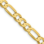Load image into Gallery viewer, 14K Yellow Gold 6mm Concave Open Figaro Chain
