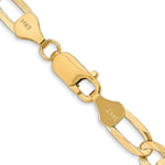 Load image into Gallery viewer, 14K Yellow Gold 6mm Concave Open Figaro Chain

