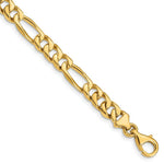 Load image into Gallery viewer, 14K Yellow Gold 7mm Hand-polished Figaro Link Chain
