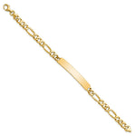 Load image into Gallery viewer, 14K Yellow Gold Figaro ID Bracelet
