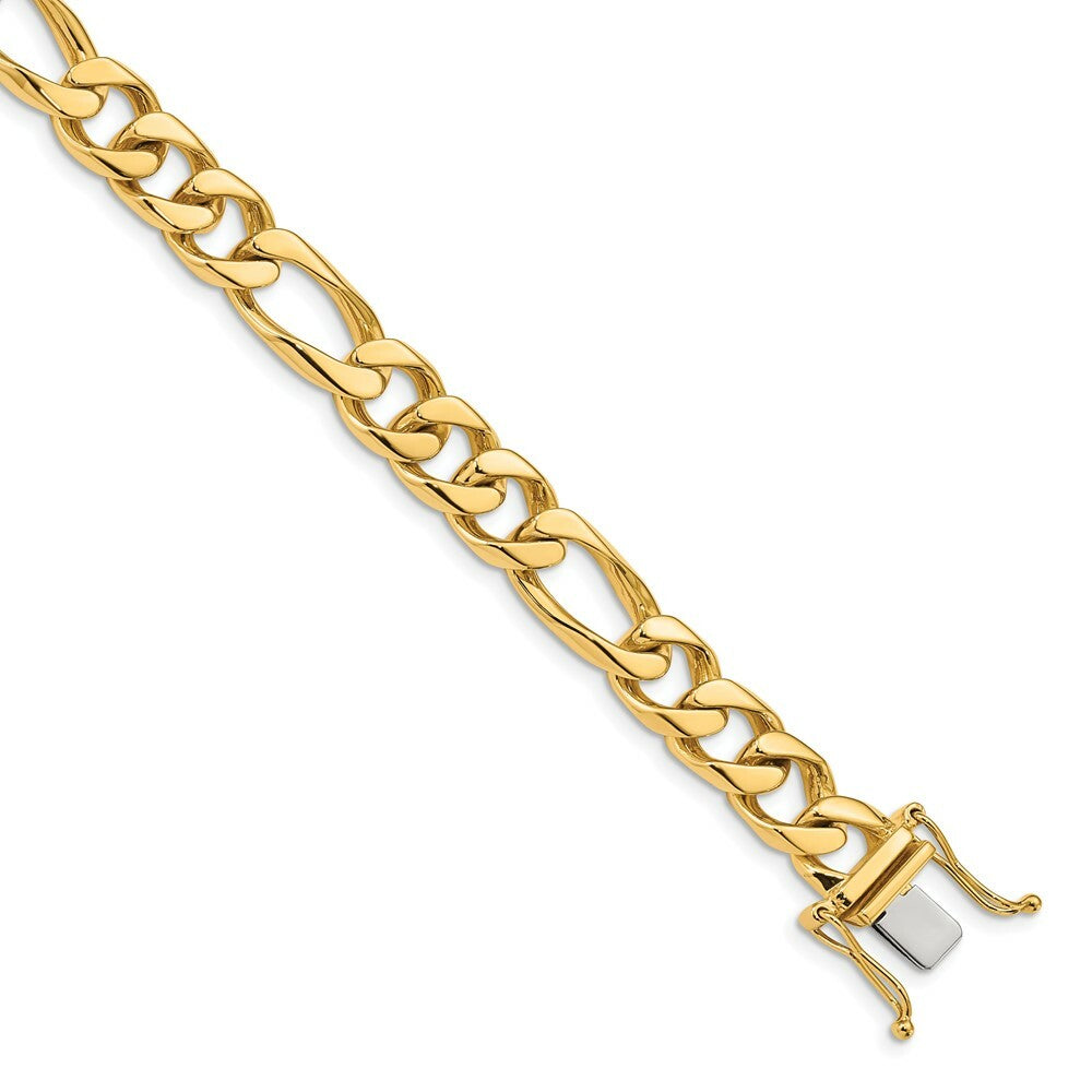 14K Yellow Gold Figaro Link Chain Necklace  Length 22'' inches