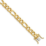 Load image into Gallery viewer, 14K Yellow Gold Figaro Link Chain Necklace  Length 22'' inches
