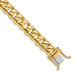 Load image into Gallery viewer, 14K Yellow Gold Hand Polished Rounded Curb Chain Necklace  Length 20'' inches
