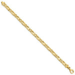 Load image into Gallery viewer, 14K Yellow Gold 5.9mm Hand-Polished Fancy Link Bracelet
