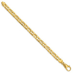 Load image into Gallery viewer, 14K Yellow Gold 8.5mm Hand-polished Fancy Link Bracelet
