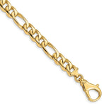 Load image into Gallery viewer, 14K Yellow Gold 8.8mm Polished Fancy Link Chain Bracelet  Length 9'' inches
