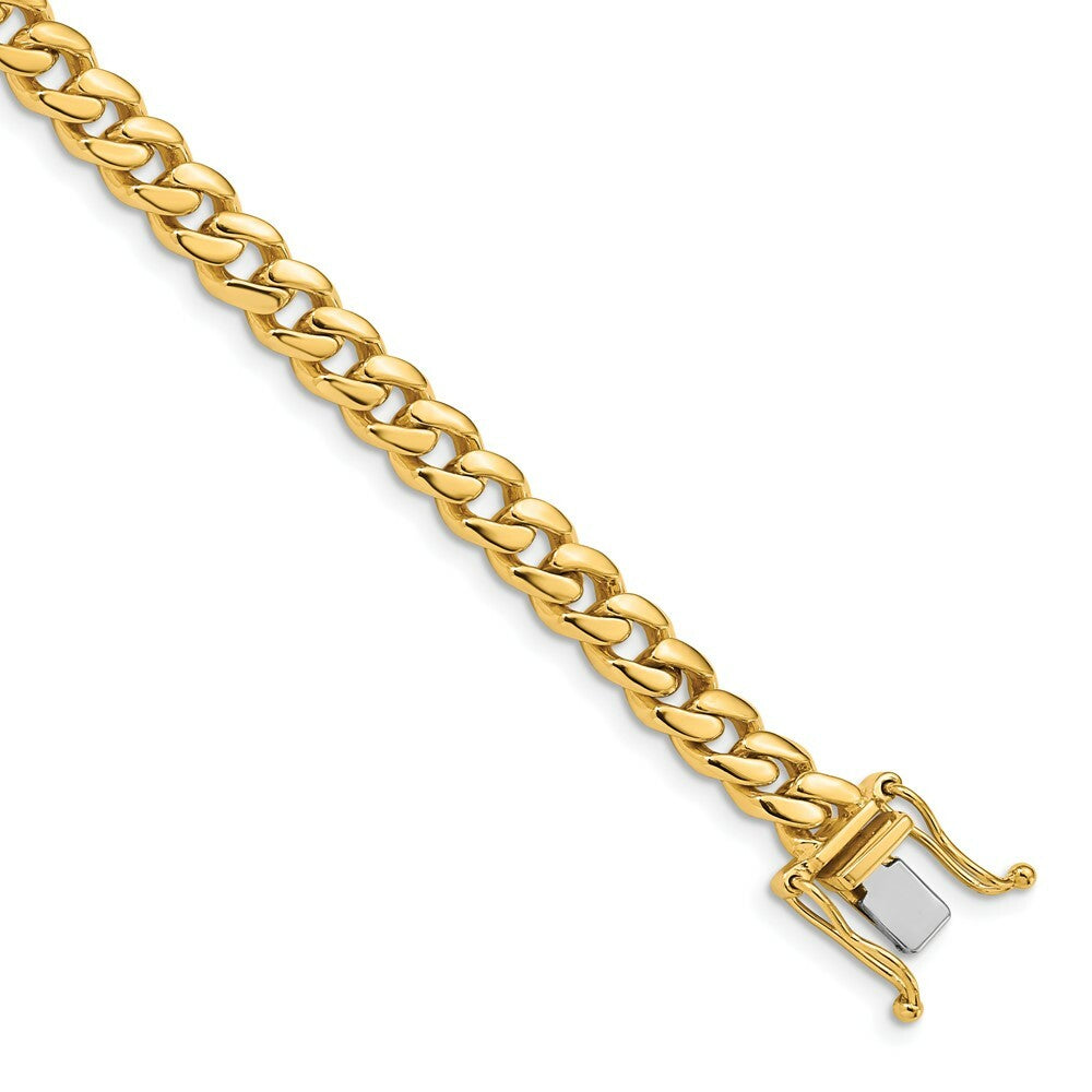 14K Yellow Gold 5.7mm Hand-polished Miami Cuban Chain