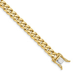 Load image into Gallery viewer, 14K Yellow Gold 7mm Hand-polished Miami Cuban Chain
