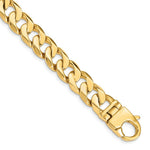 Load image into Gallery viewer, 14K Yellow Gold Polished Fancy Curb Link Necklace  Length 20'' inches
