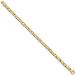 Load image into Gallery viewer, 14K Yellow Gold Fancy Link Chain Bracelet  Length 7'' inches

