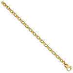 Load image into Gallery viewer, 14K Yellow Gold 6.2mm Hand-polished Fancy Link Bracelet

