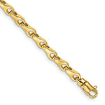 Load image into Gallery viewer, 14K Yellow Gold 3.9mm Hand-polished Fancy Link Bracelet

