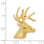 Load image into Gallery viewer, 14K Yellow Gold Laser Cut Deer Charm
