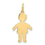 Load image into Gallery viewer, 14K Yellow Gold Plain Polished Small Boy Charm
