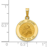 Load image into Gallery viewer, 14K Yellow Gold Saint Anthony Medal Charm
